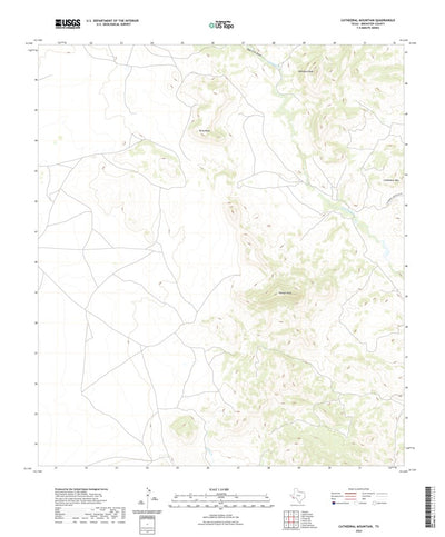 Cathedral Mountain, TX (2022, 24000-Scale) Preview 1