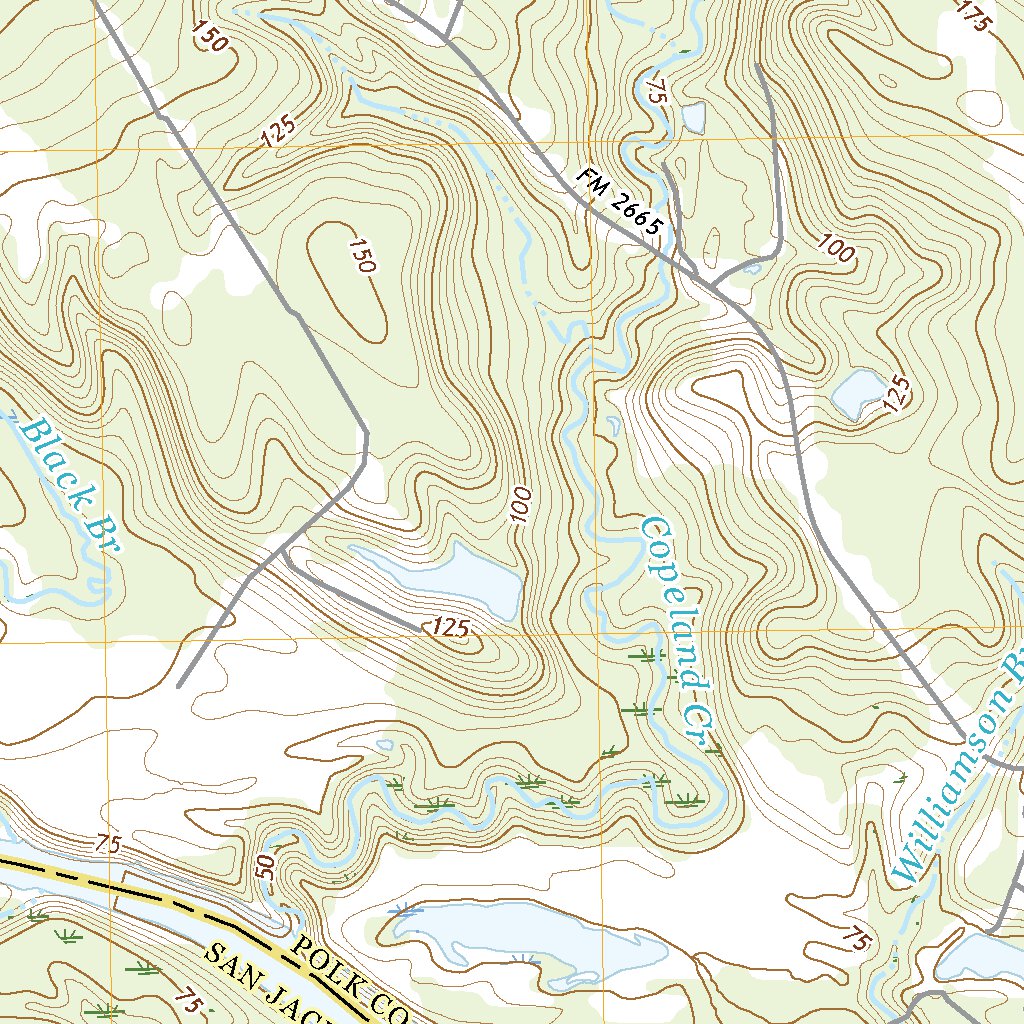Goodrich, TX (2022, 24000-Scale) Map by United States Geological Survey ...