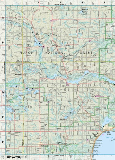 Michigan Atlas & Gazetteer Page 70