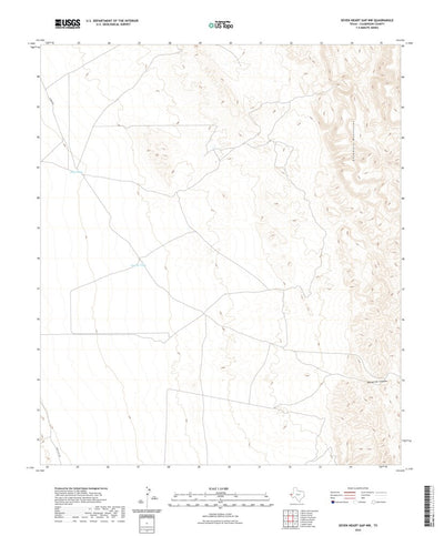Seven Heart Gap NW, TX (2022, 24000-Scale) Preview 1