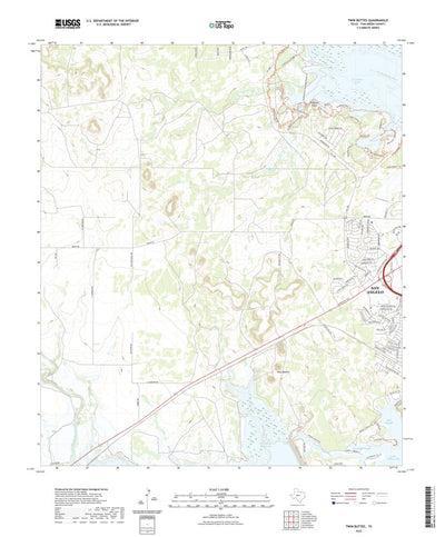 Twin Buttes, TX (2022, 24000-Scale) Preview 1