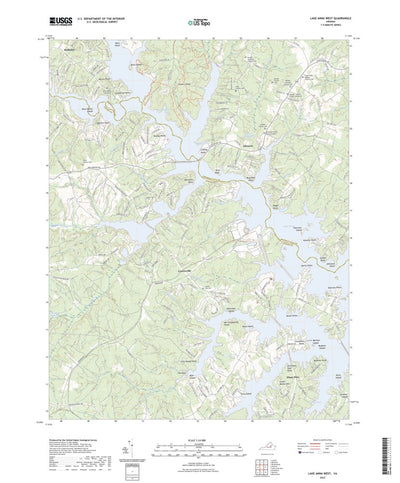 Lake Anna West, VA (2022, 24000-Scale) Preview 1