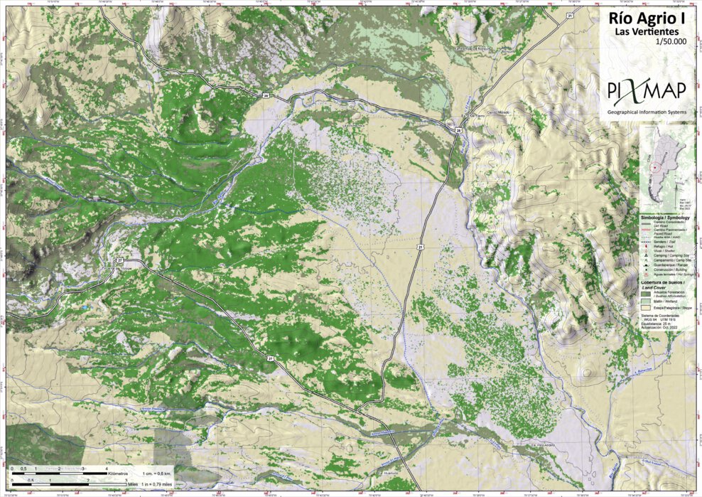Río Agrio I 1/50.000 Map by Pixmap Cartografia Digital | Avenza Maps