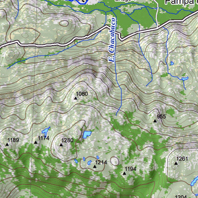 Valle Chacabuco - Parque Patagonia 1/75.000