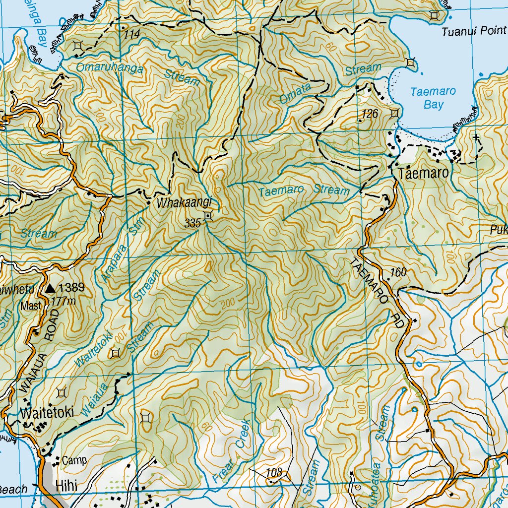 AU27 Mangonui Map by Land Information New Zealand Avenza Maps