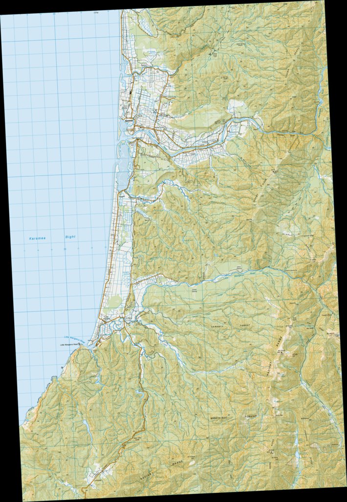 BQ22 Karamea Map by Land Information New Zealand Avenza Maps