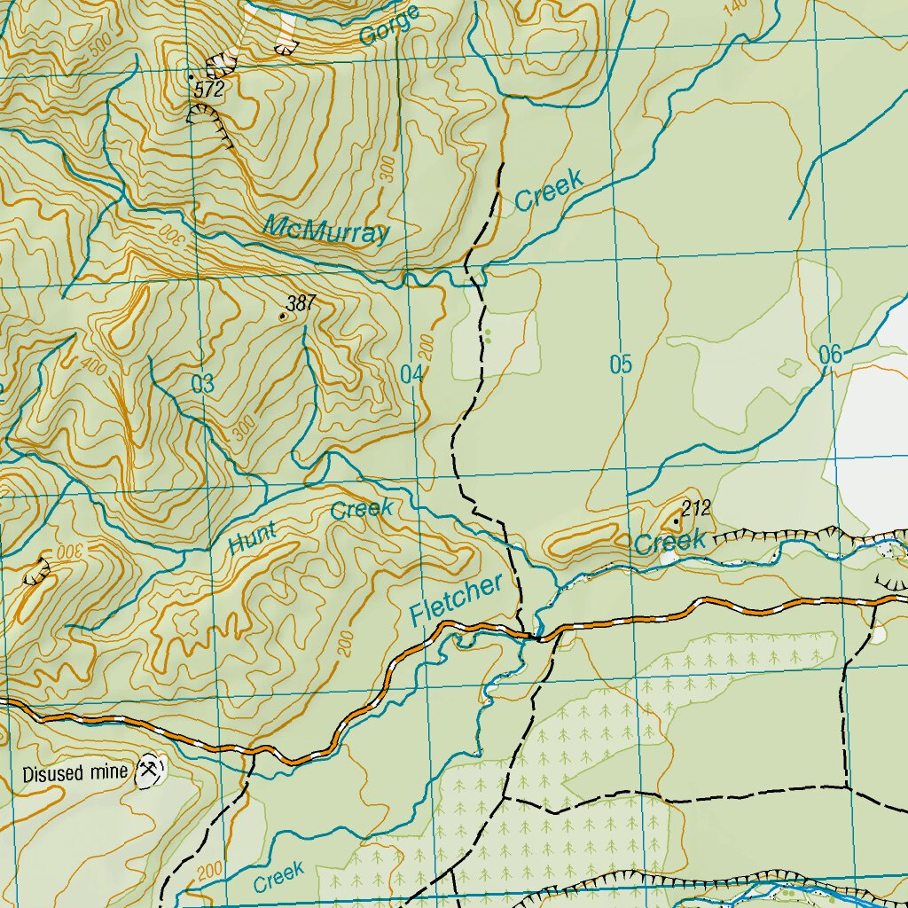 BS21 Reefton map by Land Information New Zealand Avenza Maps
