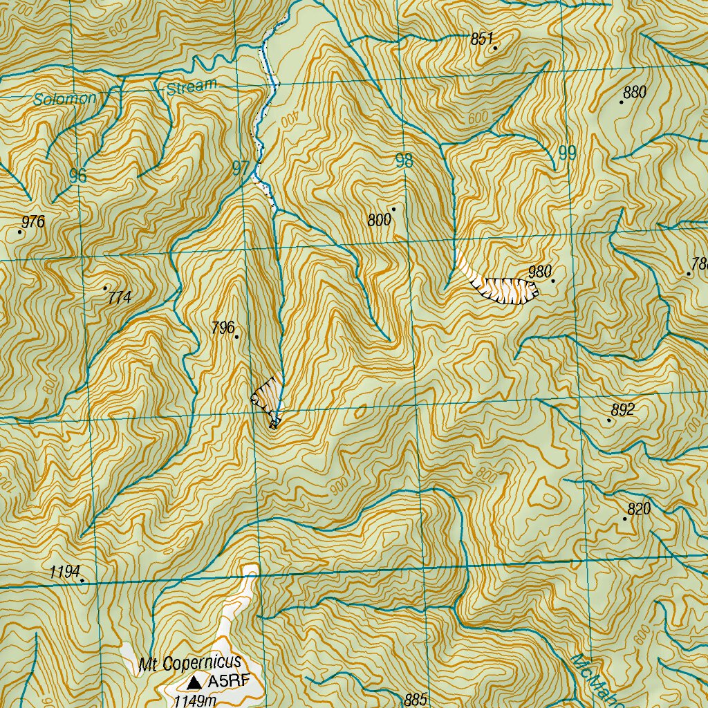 BS21 Reefton map by Land Information New Zealand Avenza Maps