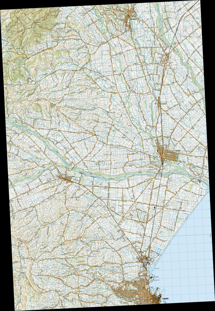 BZ19 - Timaru Map by Land Information New Zealand | Avenza Maps
