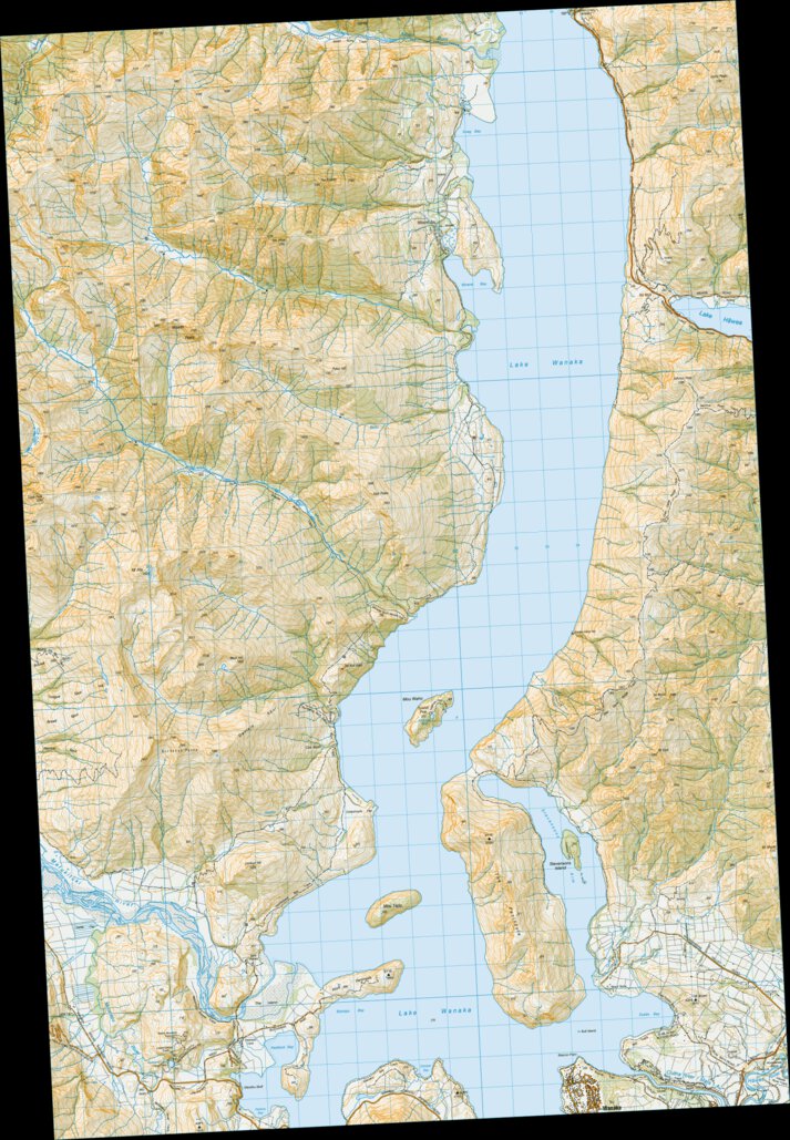 Minaret Map Layout CA12 - Minaret Bay Map by Land Information New Zealand | Avenza Maps