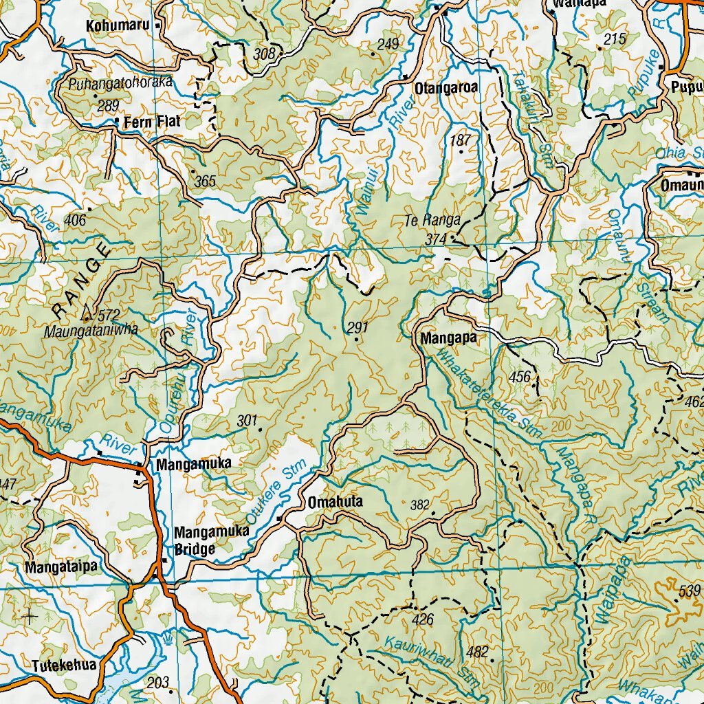 2502 Kaikohe Map by Land Information New Zealand Avenza Maps