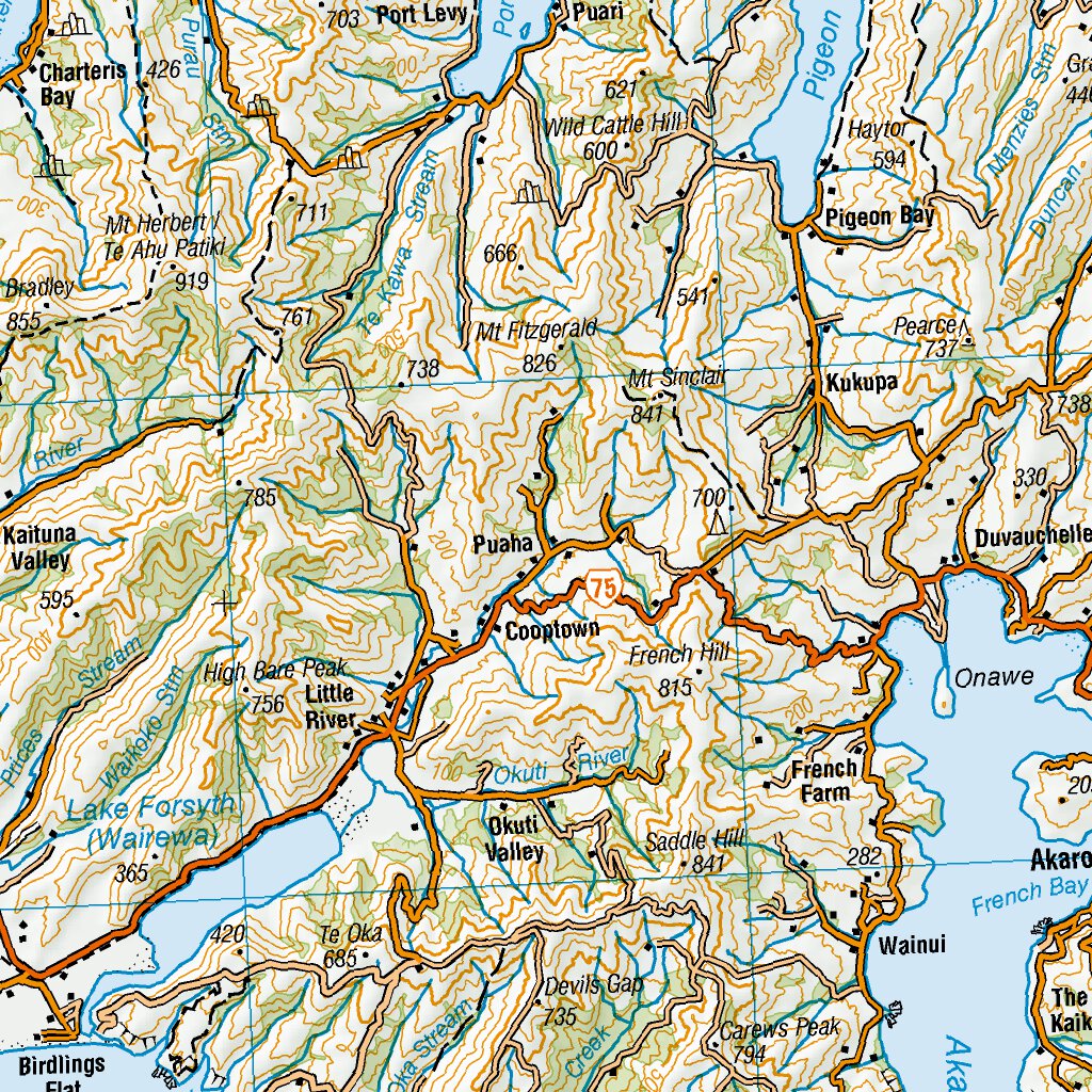 250-23 - Christchurch Map by Land Information New Zealand | Avenza Maps