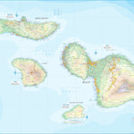 Hawaii - Maui, Molokai, Lanai, Kaho‘olawe Islands 1:120,000 - ITMB