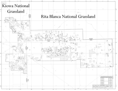 Motor Vehicle Use Map, Kiowa and Rita Blanca National Grassland (Back)