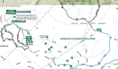Morialta Conservation Park bike trails map