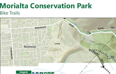 Morialta Conservation Park bike trails map