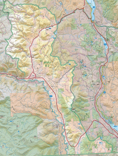 WMU 8-2 Okanagan Region – Hunting Topo BC