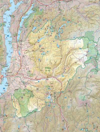 WMU 8-10 Okanagan Region – Hunting Topo BC