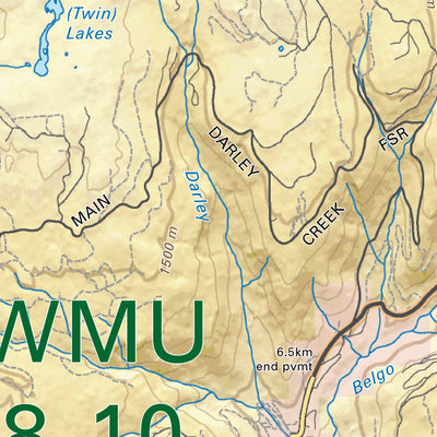 WMU 8-10 Okanagan Region – Hunting Topo BC