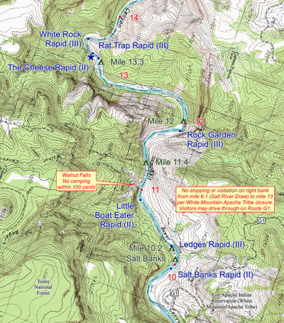 RiverMaps - Upper Salt River (Map 1)