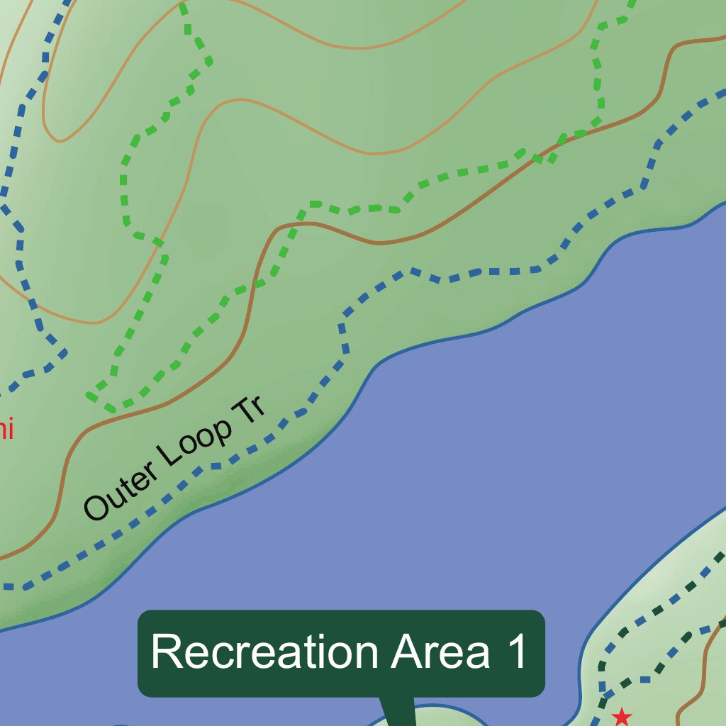 Booker T. Washington State Park Map by Tennessee State Parks  Avenza Maps