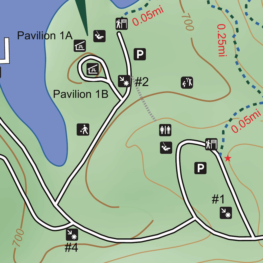 Booker T. Washington State Park Map by Tennessee State Parks  Avenza Maps