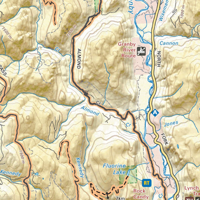 WMU 8-15 Okanagan Region – Hunting Topo BC