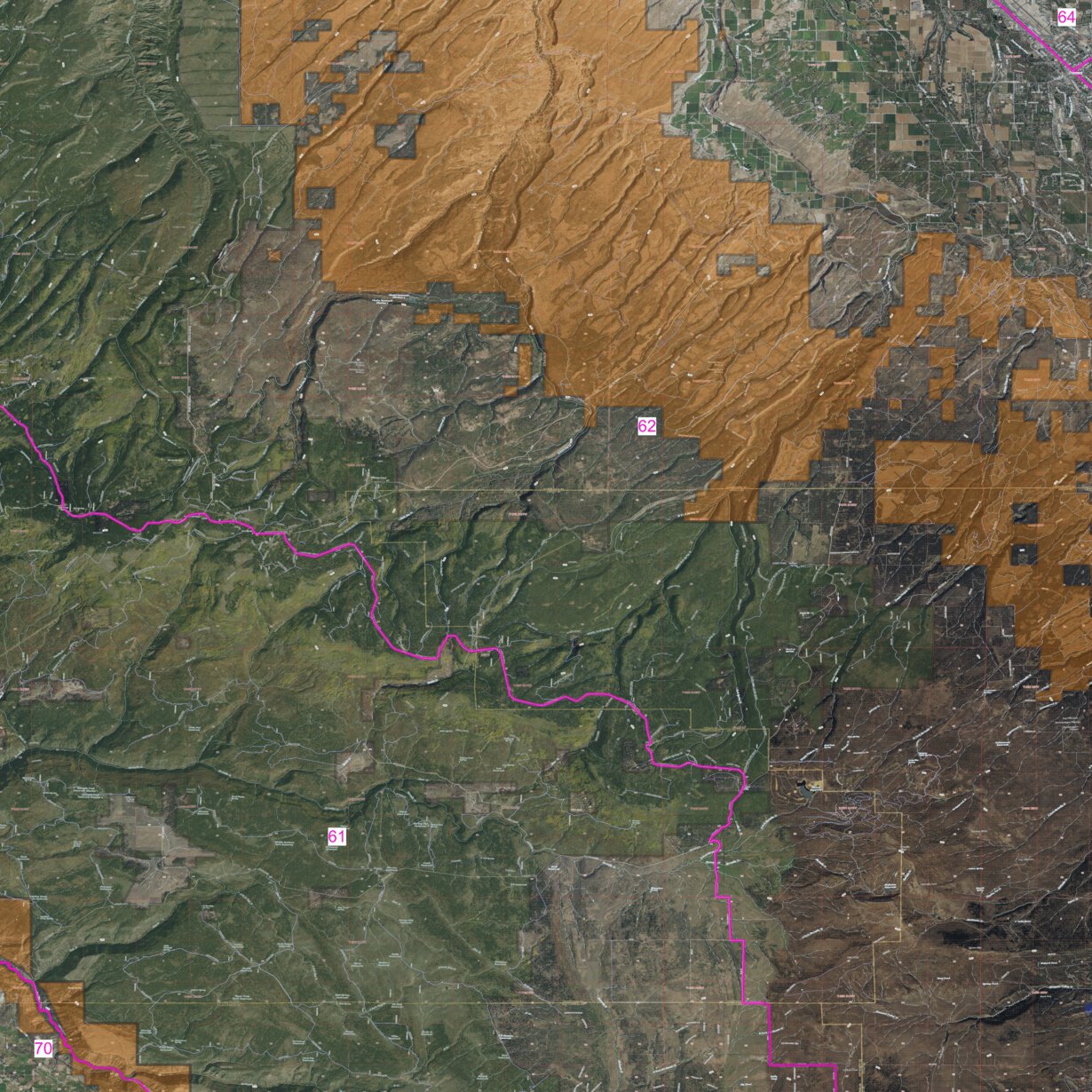 Recreational Land Usage West Montrose Map by San Juan Mapping