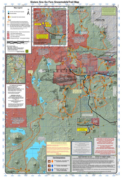 Sister SnoGoFers Trail Map