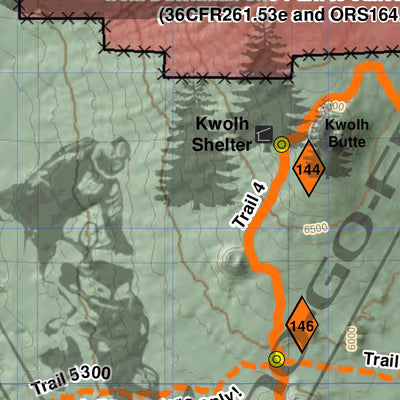 Sister SnoGoFers Trail Map