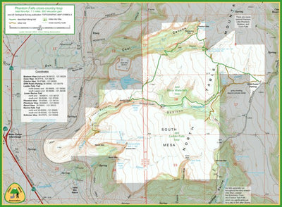 Phantom Falls trail map
