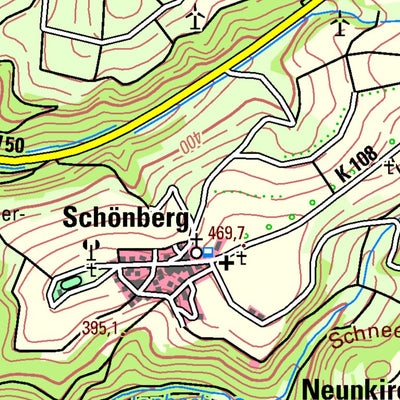 Beuren (Hochwald) (1:50,000)