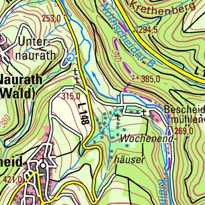 Beuren (Hochwald) (1:50,000)