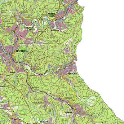 Kirchen (Sieg) (1:50,000)