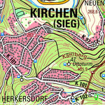 Kirchen (Sieg) (1:50,000)