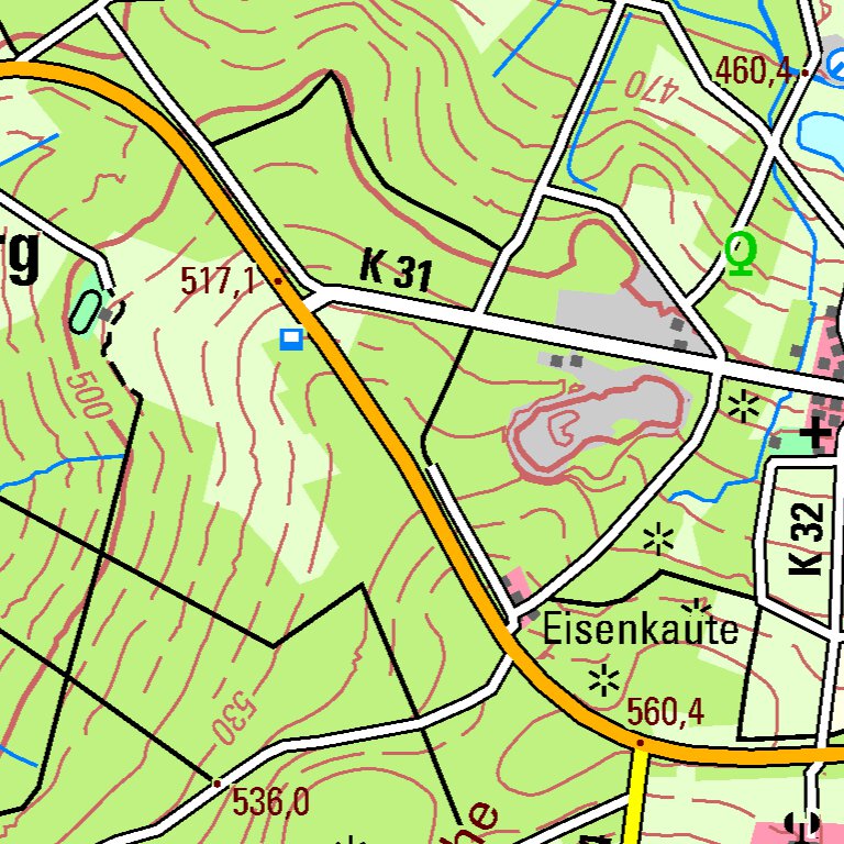 Bad Marienberg (Westerwald) (1:50,000) Map by Landesamt fur Vermessung ...