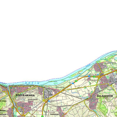 Bingen am Rhein (1:50,000)