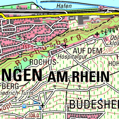 Bingen am Rhein (1:50,000)