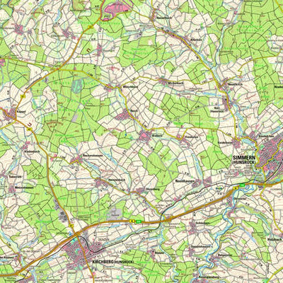 Kirchberg (Hunsrück) (1:50,000)