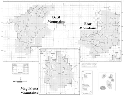 Motor Vehicle Use Map, Magdalena Ranger District, Cibola National Forest (Magdalenas, Datils, Bears)