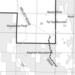 Motor Vehicle Use Map, Magdalena Ranger District, Cibola National Forest (Magdalenas, Datils, Bears)