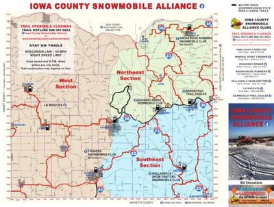 IowaCounty_WI_Snowmobile_Trail_Map
