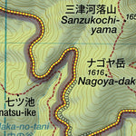 Odai-ga-hara-yama 大台ヶ原山 Hiking Map (Kansai, Japan) 1:25,000