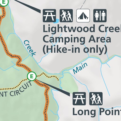Mornington Peninsula National Park Greens Bush Visitor Guide Map by
