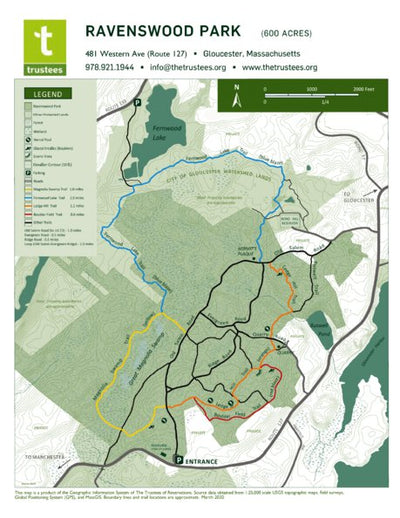Ravenswood Park Trail Map