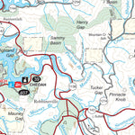 Nantahala National Forest Cheoah District, Forest Visitor Map