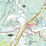 Nantahala National Forest Cheoah District, Forest Visitor Map