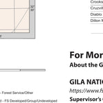 Gila National Forest Quadrangle Map: Atlas Index