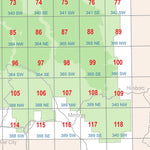 Gila National Forest Quadrangle Map: Atlas Index