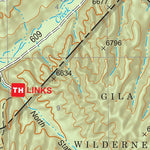 Gila National Forest Quadrangle Map: pg 74 Wall Lake